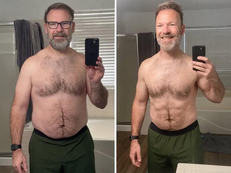 Personal Trainer Southbank 31 Fitness Network client before and after personal training