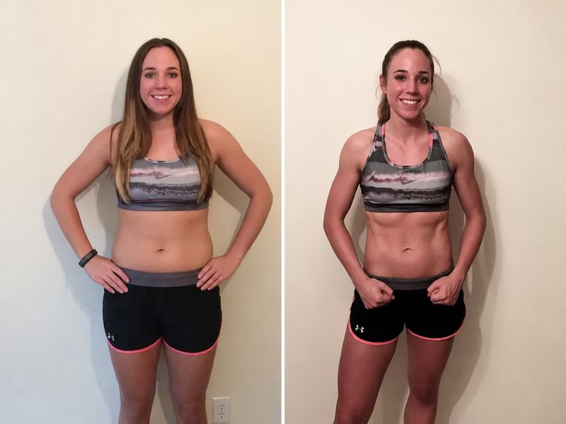 Personal Trainer Southbank 32 Fitness Network client before and after personal training