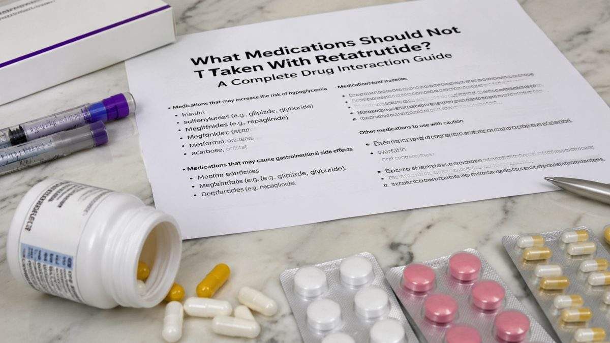 What Medications Should Not Be Taken With Retatrutide? A Complete Drug ...